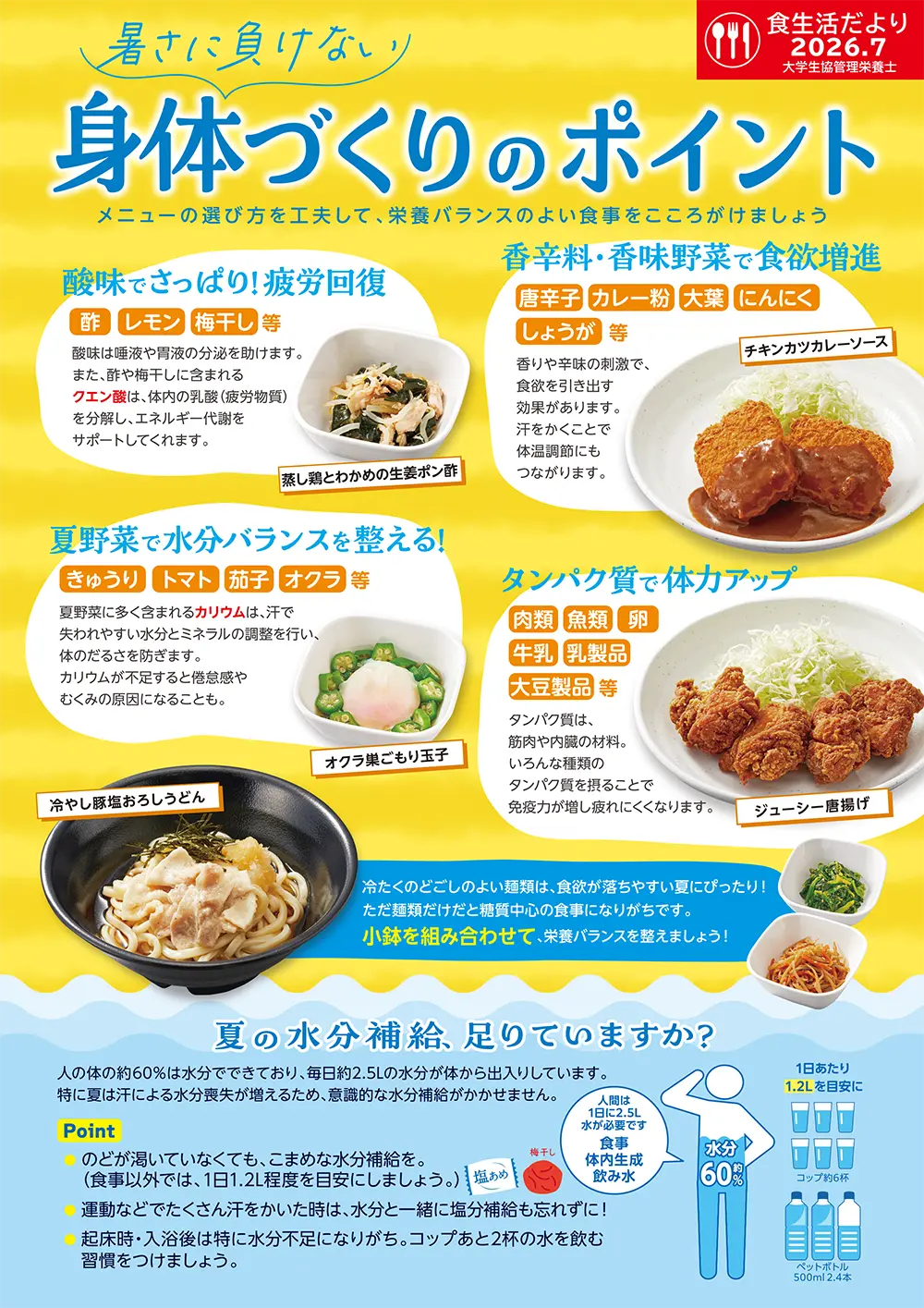 2026年7月の食生活だより
